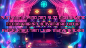 Platform Casino dan Slot Digital yang Mengutamakan Kenyamanan untuk Pengalaman Main Lebih Menyenangkan
